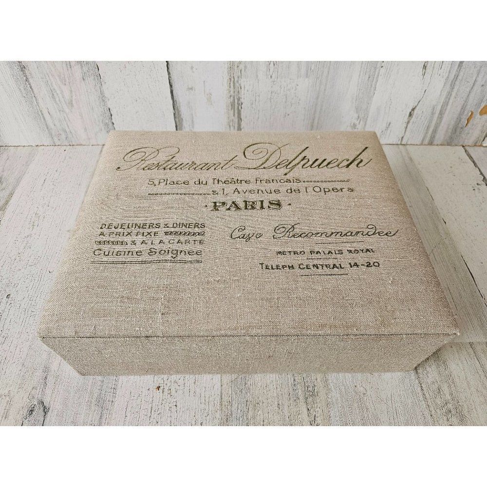Restaurant Delpuech‎ Paris box home decor jewelry large